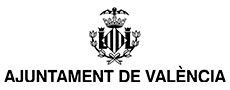 Logo del Ayuntamiento de Valencia en blanco y negro