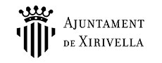 Logo del Ayuntamiento de Xirivella en blanco y negro