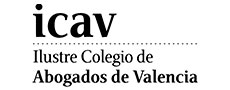 Logo del Ilustre Colegio de Abogados de Valencia en blanco y negro