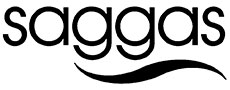 Logo de Saggas en blanco y negro