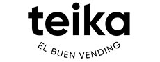 Logo de Teika en blanco y negro
